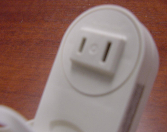 Picture of Recalled Air Freshener plug-through outlet