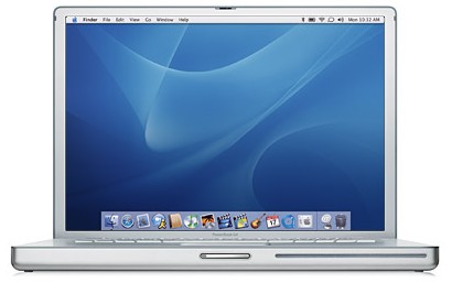 Picture of 15-inch PowerBook G4 computers