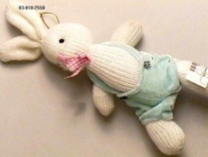 Picture of Recalled Stuffed Yarn Bunny