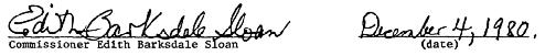 Commissioner Signature