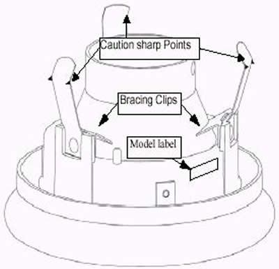 Drawing of Recessed Light