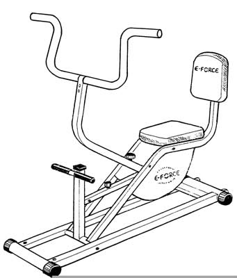 E-Force Cross Trainer Exercise Machine