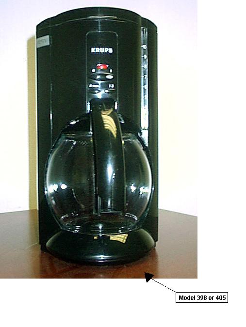 Picture of Recalled Coffeemaker