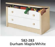 582-283 Durham Maple/White recalled toy box
