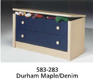 583-283 Durham Maple/Denim recalled toy box