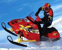 Picture of recalled snowmobile