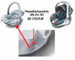 Picture of Recalled Infant Car Seat/Carrier