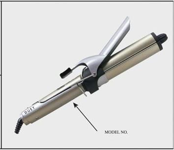Picture of Recalled Curling Iron