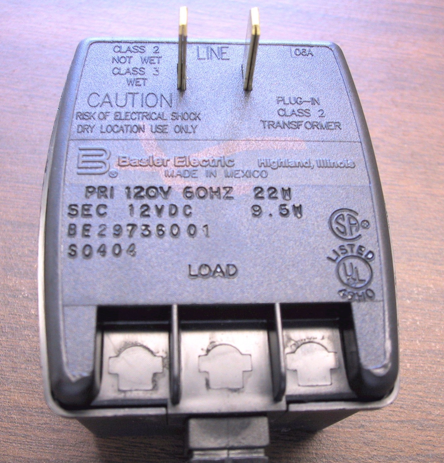 Picture of Recalled Power Supply Unit